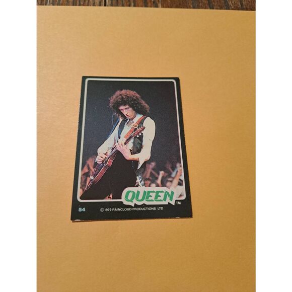 Vintage 1979 Raincloud Productions Queen Trading Card #54 Rock Band Memorabilia - Picture 1 of 2